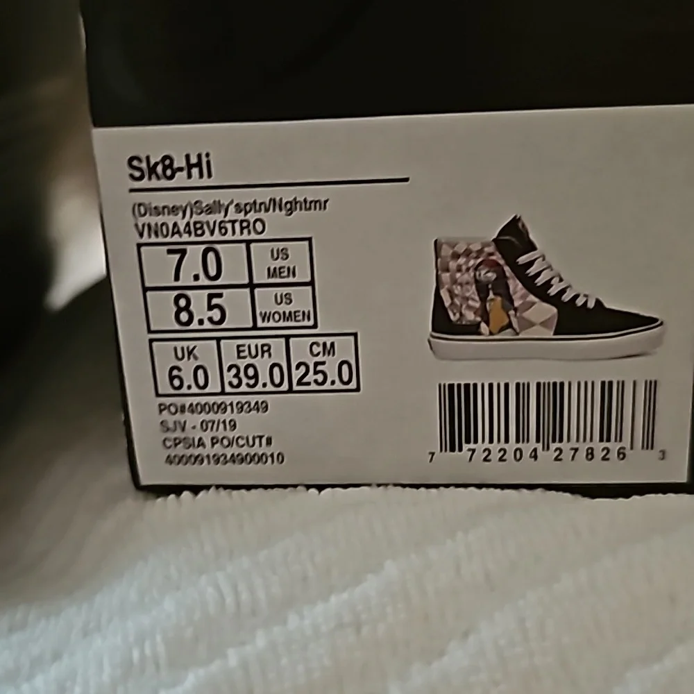 Vans Sk8-Hi Disney Nightmare Before Christmas Limited Edition Hard to Find - Picture 13 of 16